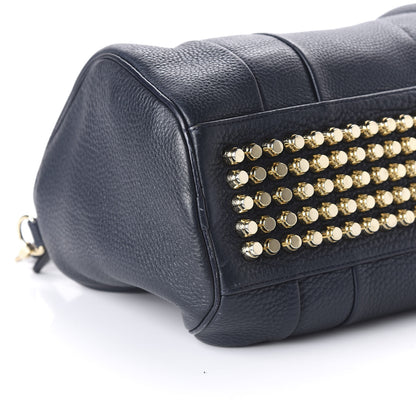 Alexander Wang Pebbled Lambskin Rocco Navy Pale Gold Hardware 6 of 9