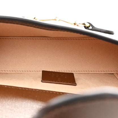 Gucci GG Supreme Monogram Mini Horsebit 1955 Shoulder Bag Beige Brown Sugar 4 of 11