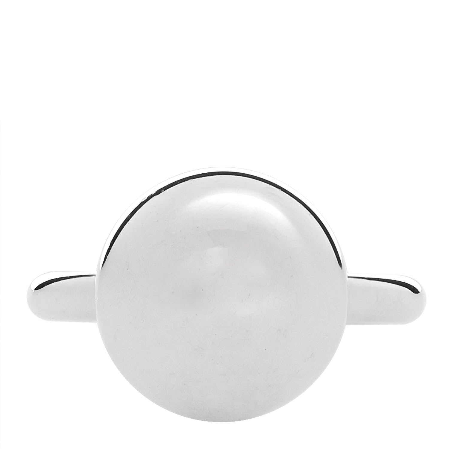 Tiffany Sterling Silver 12mm Hardwear Ball Ring 49 5 1 of 7