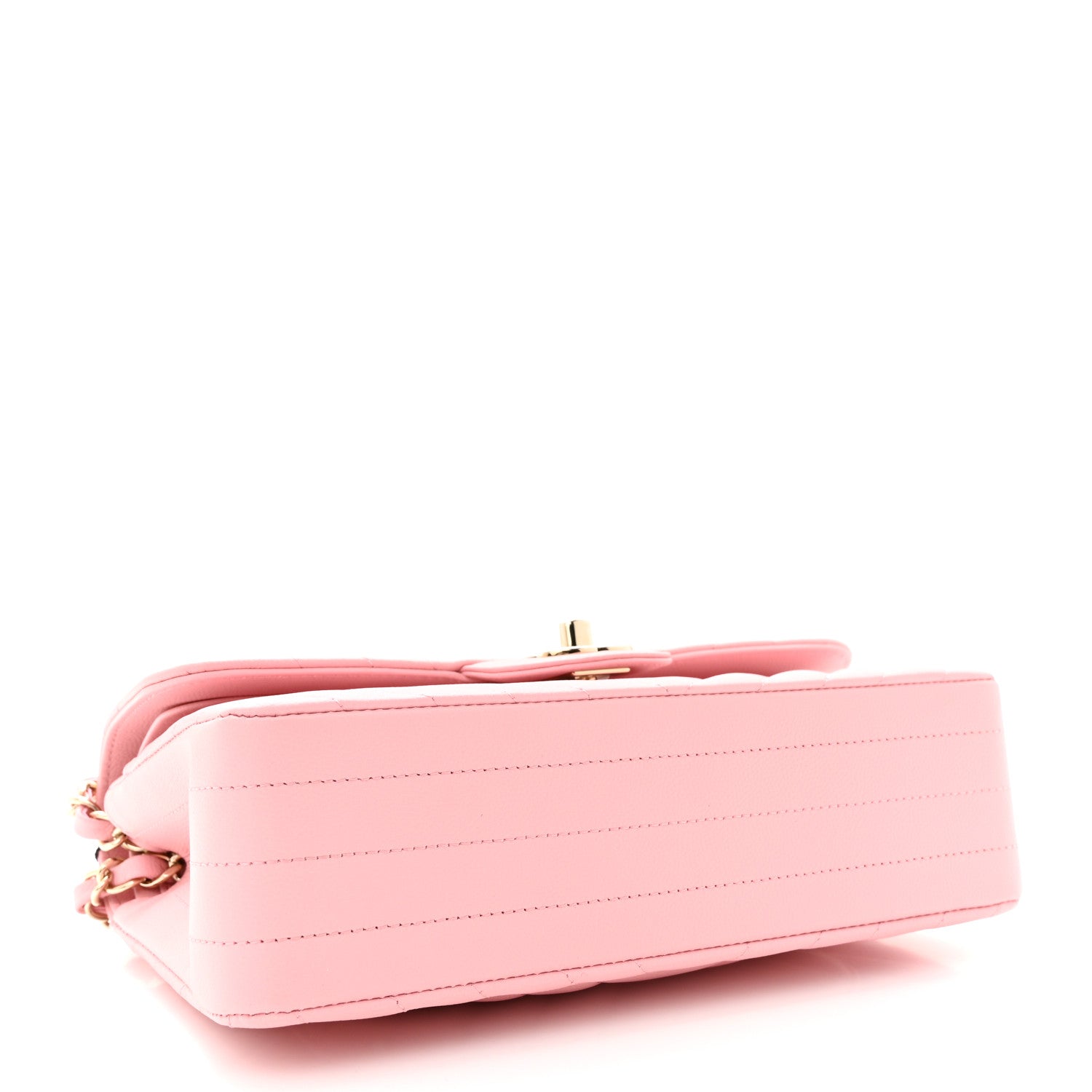 Chanel Caviar Chevron Quilted Small Double Flap Pink 4 of 9