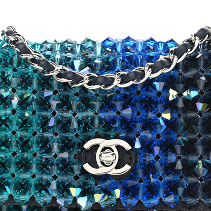 Chanel Crystal Mini Flap Blue Green 8 of 10