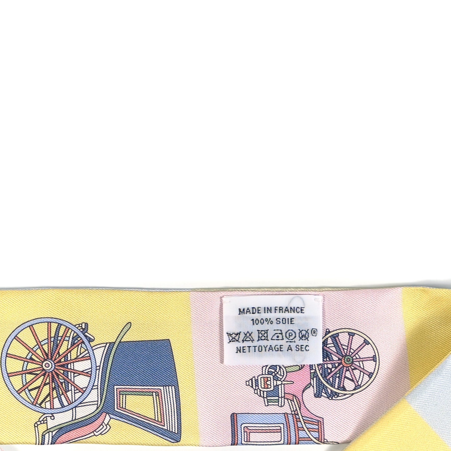 Silk Les Voitures Exquises Twilly Rose Pale Jaune Pale