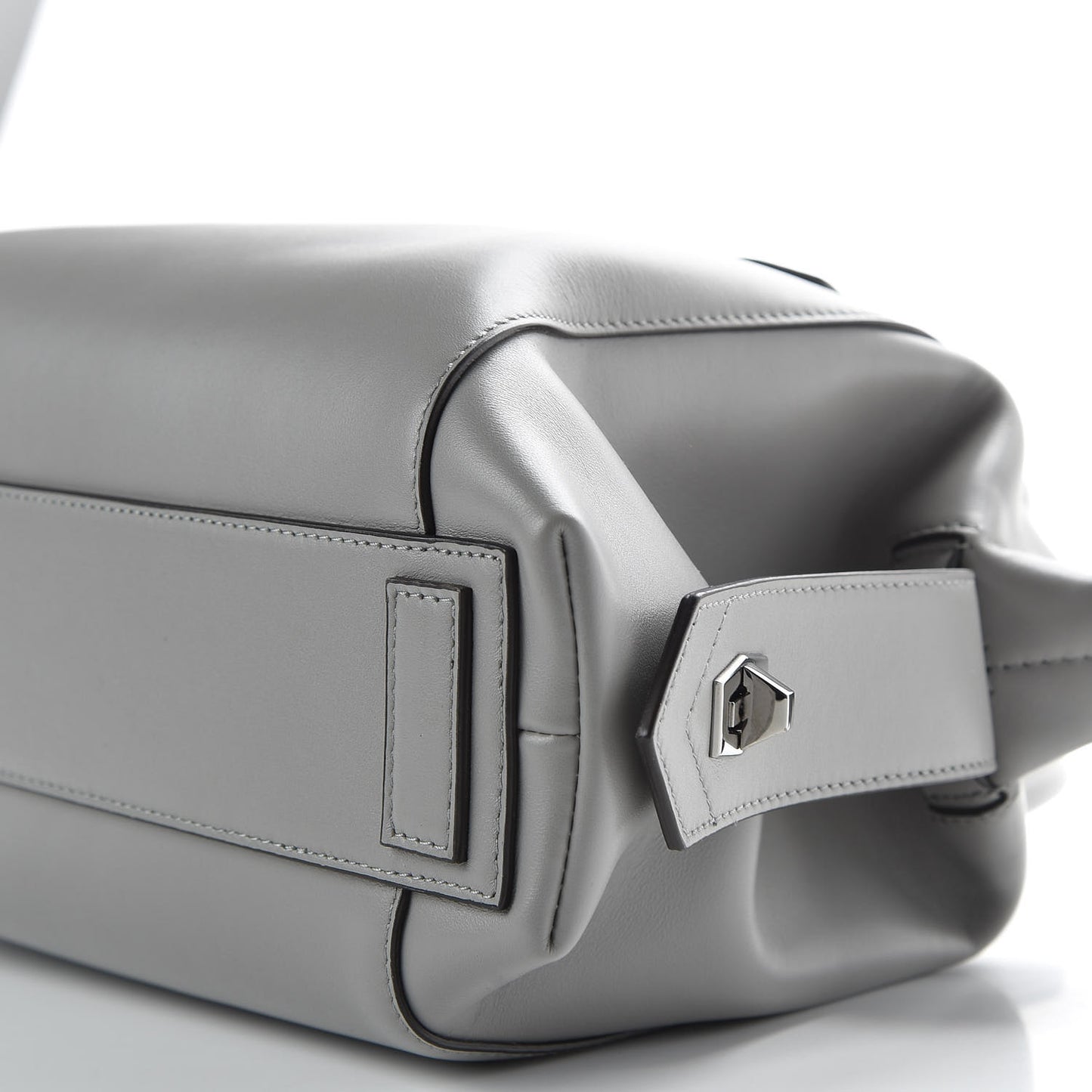 Calfskin Small Soft Antigona Pearl Grey