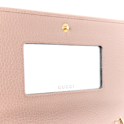 Gucci Calfskin Mini GG Marmont Chain Wallet Porcelain Rose 7 of 11