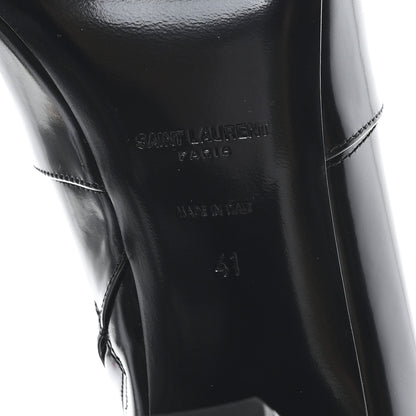 Saint Laurent Vitello Marilyn Betty 70 Ankle Zip Boots 41 Black 7 of 10