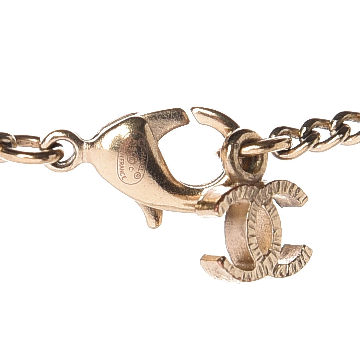 CC Pendant Necklace Gold