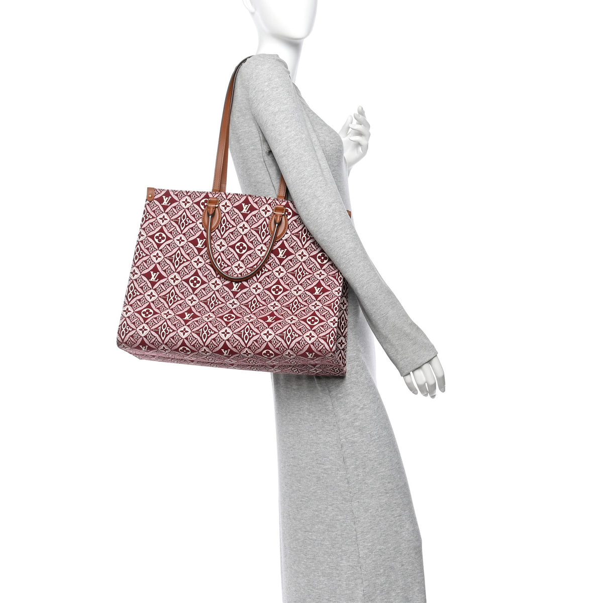 Louis Vuitton Jacquard Since 1854 Onthego GM Bourdeaux 2 of 9