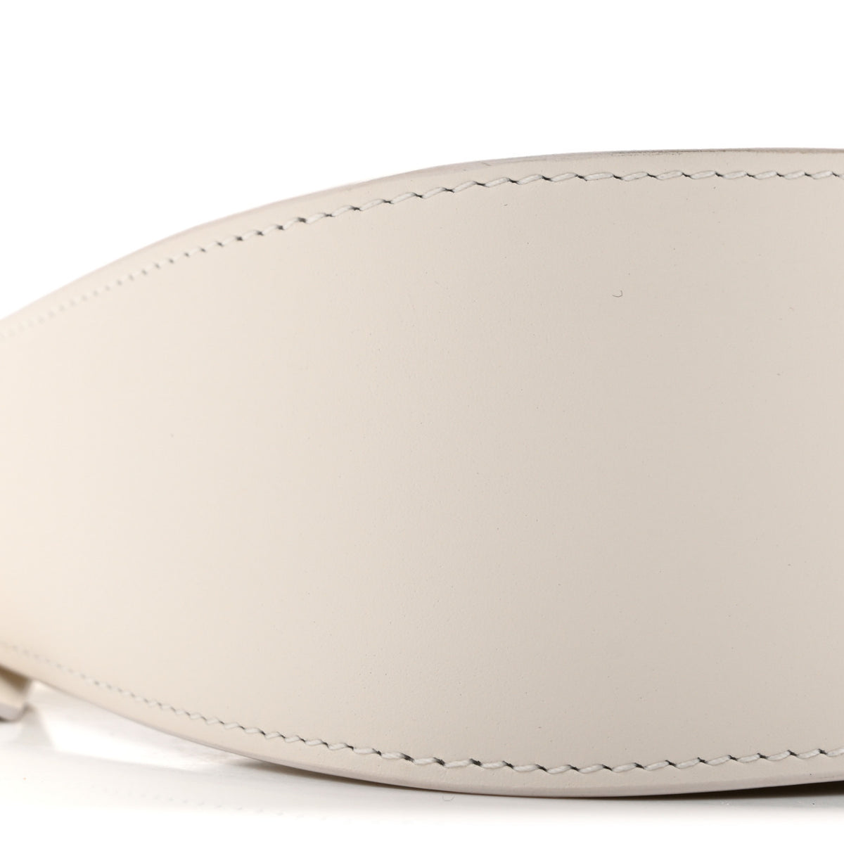 Smooth Calfskin Half Moon Shoulder Bag New Ivory