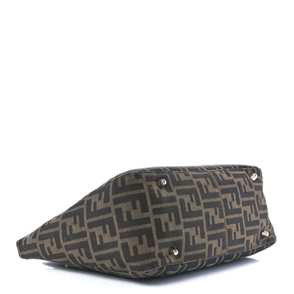 Fendi Zucca Top Handle Tote Tobacco 3 of 9