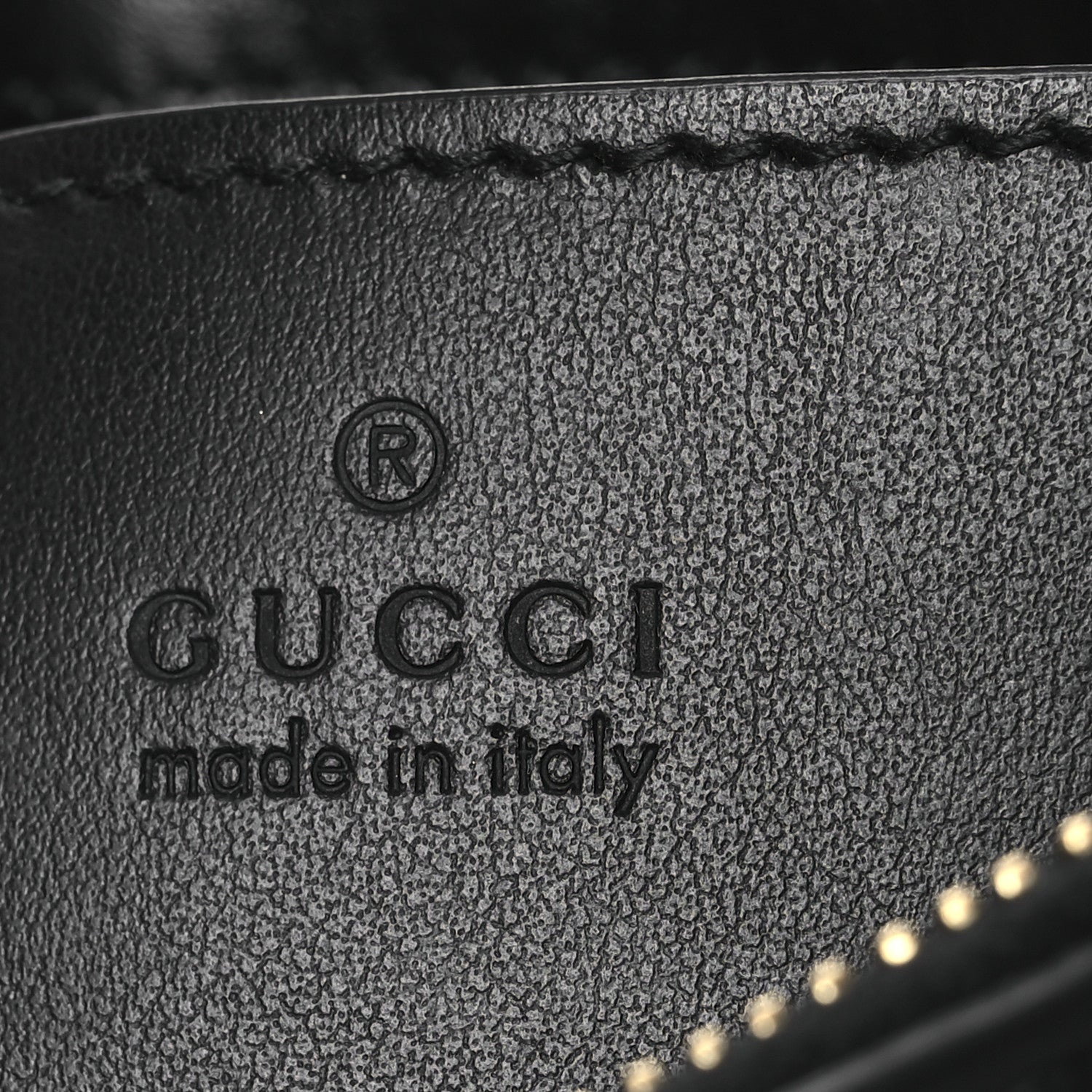 Gucci Calfskin GG Matelasse Chain Handbag Black Natural 6 of 10
