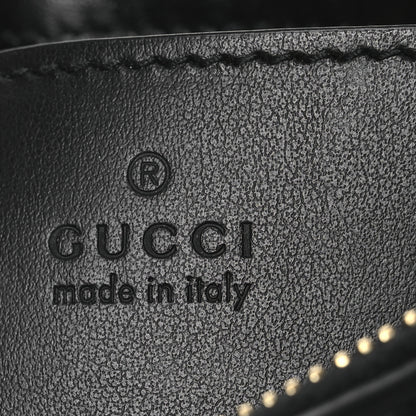 Gucci Calfskin GG Matelasse Chain Handbag Black Natural 6 of 10