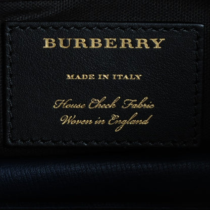 Burberry Derby Calfskin House Check Small Macken Crossbody Bag Ink Blue 7 of 7