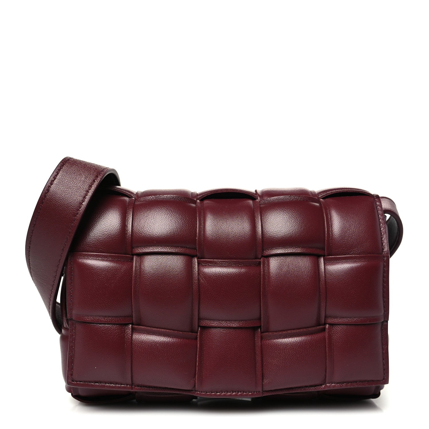 Bottega Veneta Nappa Maxi Intrecciato Small Padded Cassette Crossbody Bag Barolo 1 of 11