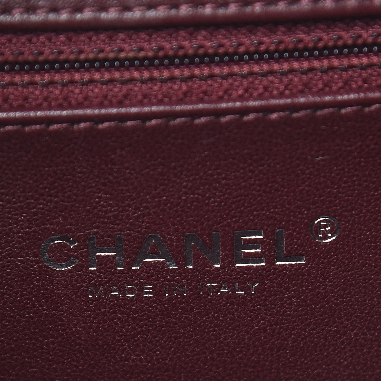 Metallic Caviar Quilted Medium CC Filigree Vanity Case Silver