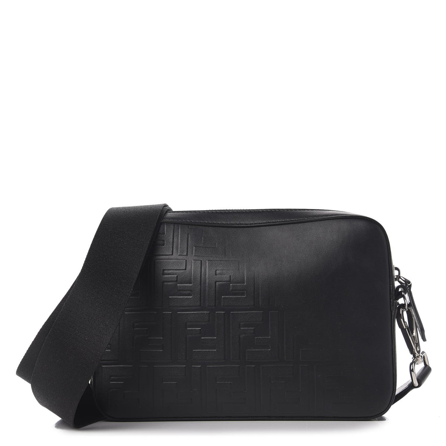 Vitello Grace FF Gradient Embossed Medium Camera Case Black