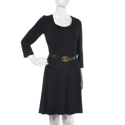 Gucci Calfskin Double G 30mm Belt 90 36 Black 2 of 6