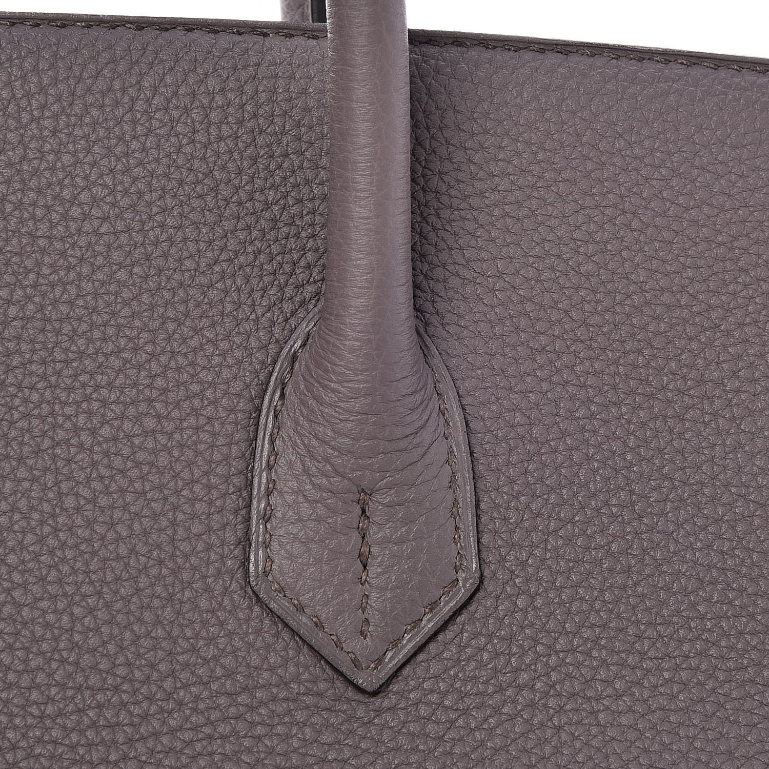 Hermes Togo Birkin 40 Etain 30 of 35