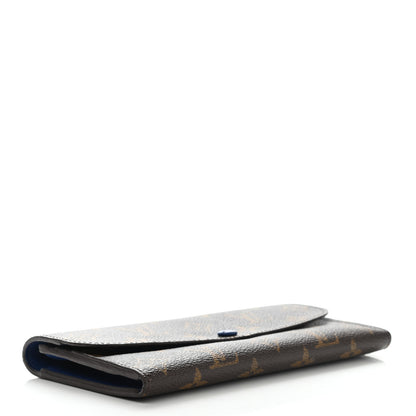 Louis Vuitton Monogram Emilie Wallet Blue 4 of 13