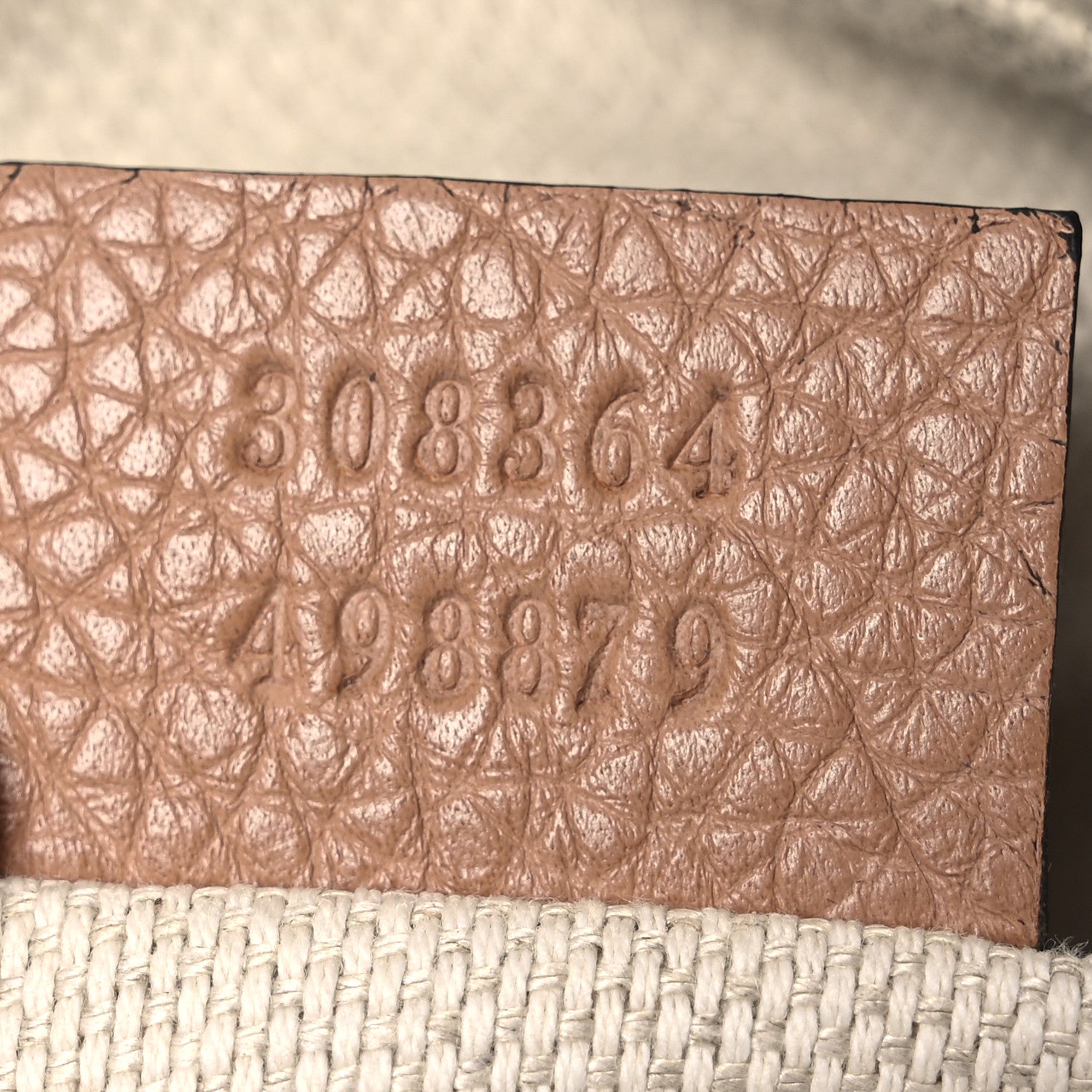 Gucci Pebbled Calfskin Small Soho Disco Bag Camelia 8 of 18
