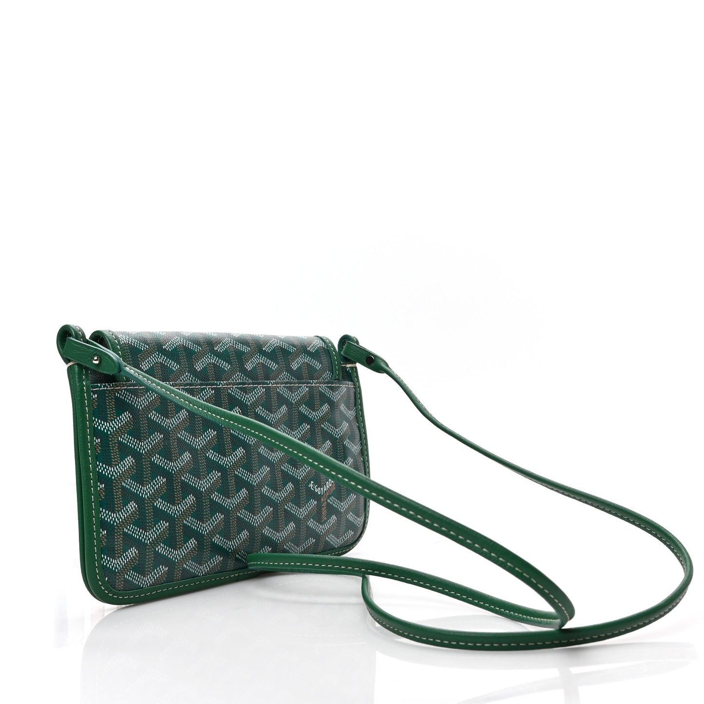Goyardine Plumet Wallet Clutch Green