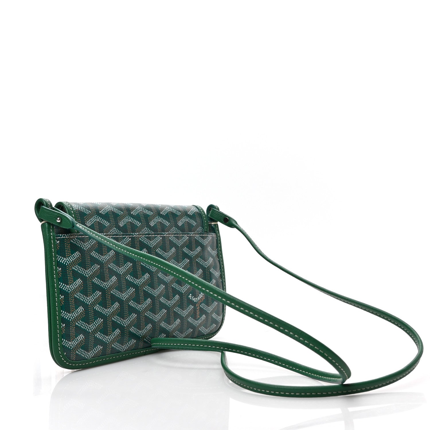 Goyard Goyardine Plumet Wallet Clutch Green 3 of 8