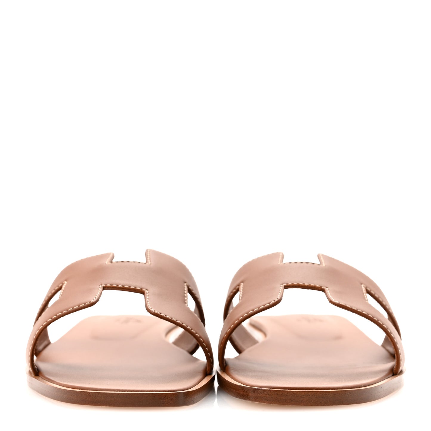 Box Calfskin Oran Sandals 38 Gold