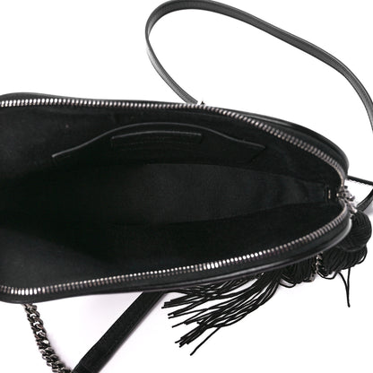 Saint Laurent Calfskin Heart Monogram Crossbody Black 5 of 12