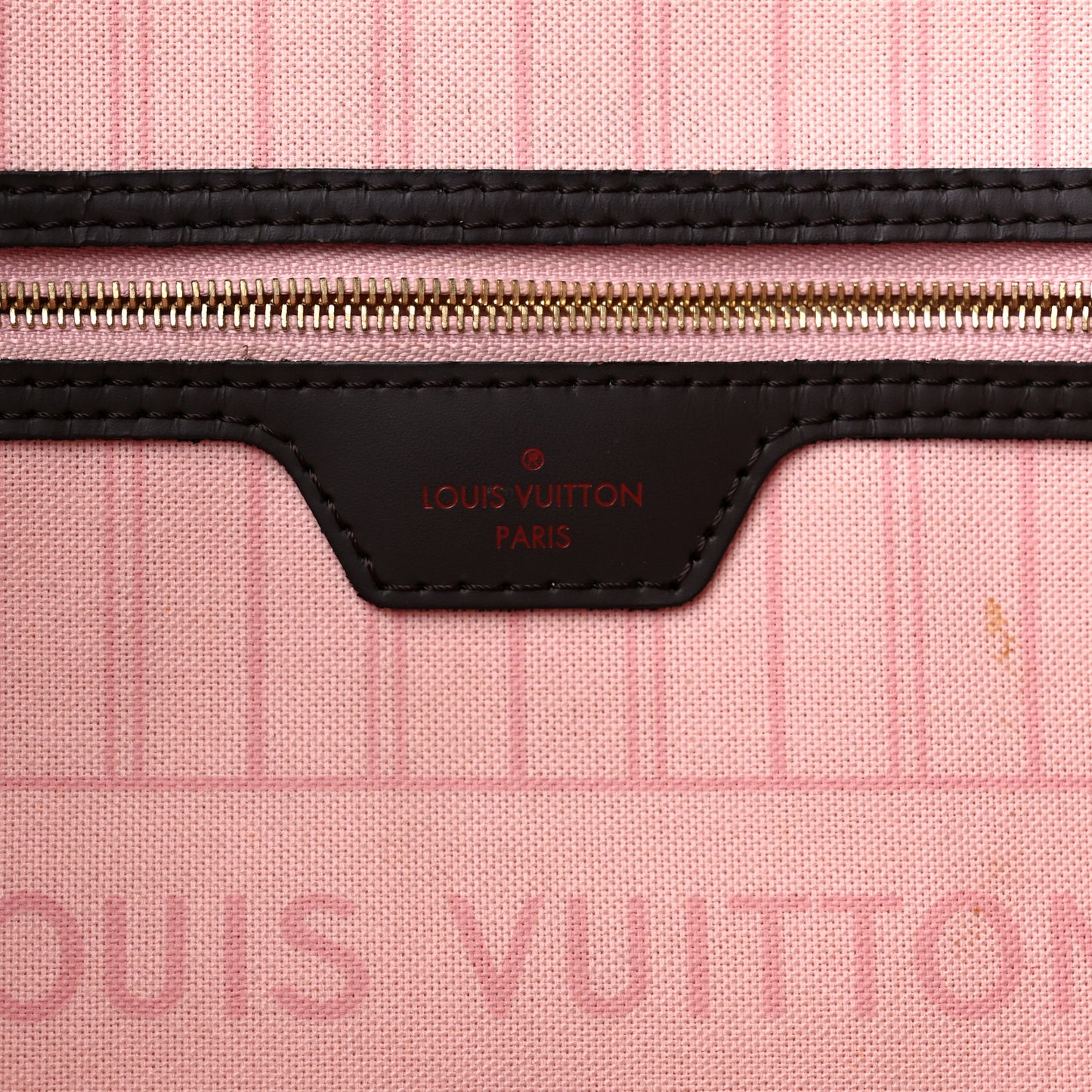 Damier Ebene Neo Neverfull MM Rose Ballerine