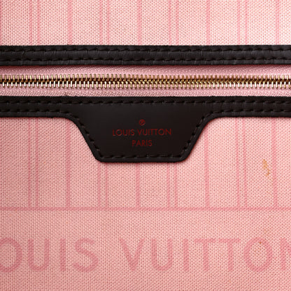 Louis Vuitton Damier Ebene Neo Neverfull MM Rose Ballerine 6 of 15