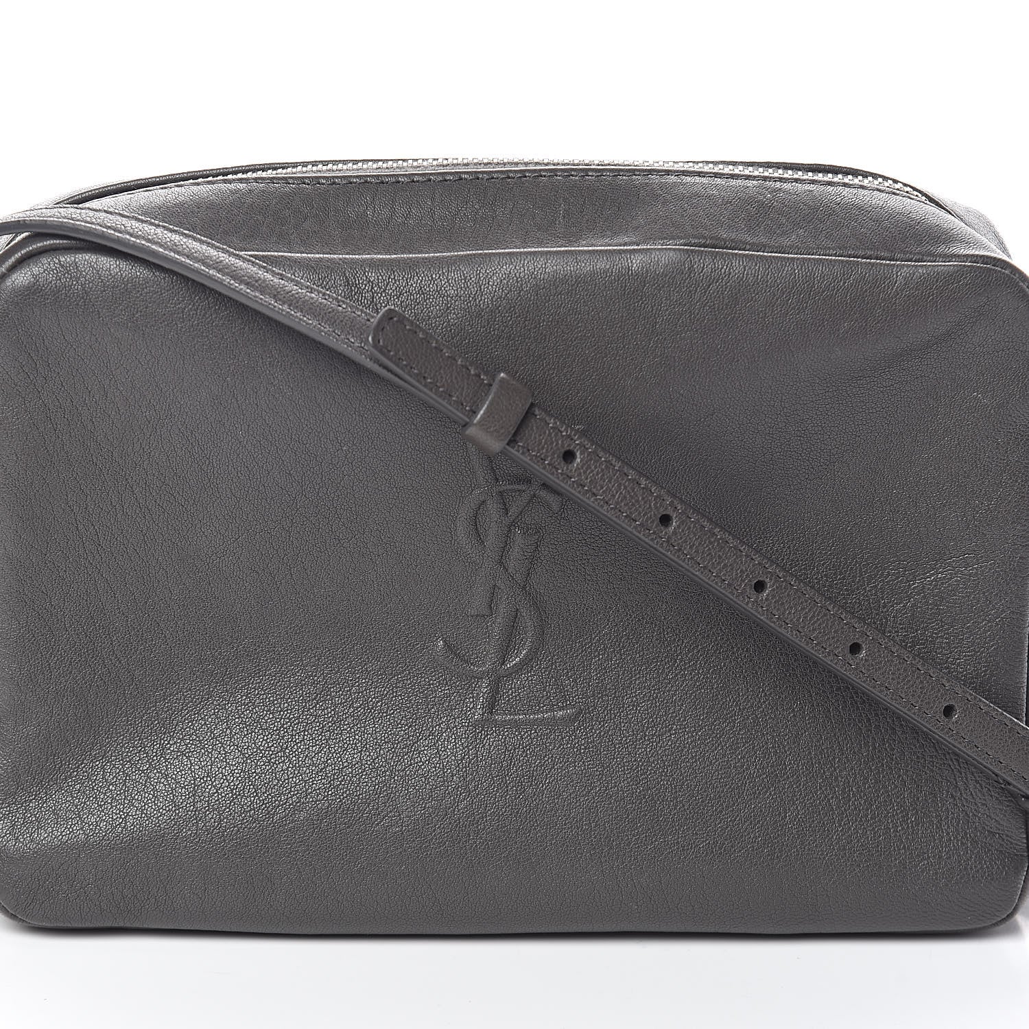 Saint Laurent Calfskin Small Lou Camera Bag Asphalt 7 of 10