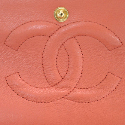 Chanel Caviar Medium Double Flap Coral 8 of 9