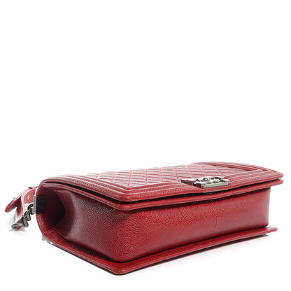 Chanel Caviar New Medium Boy Flap Red 5 of 9