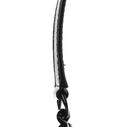 Saint Laurent Grain De Poudre Textured Mixed Matelasse Triquilt Medium Monogram Satchel Black 10 of 12