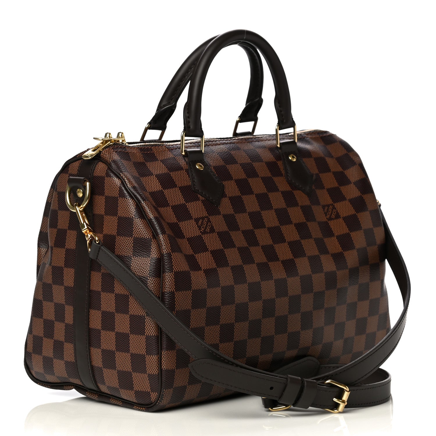 Louis Vuitton Damier Ebene Speedy Bandouliere 30 3 of 17