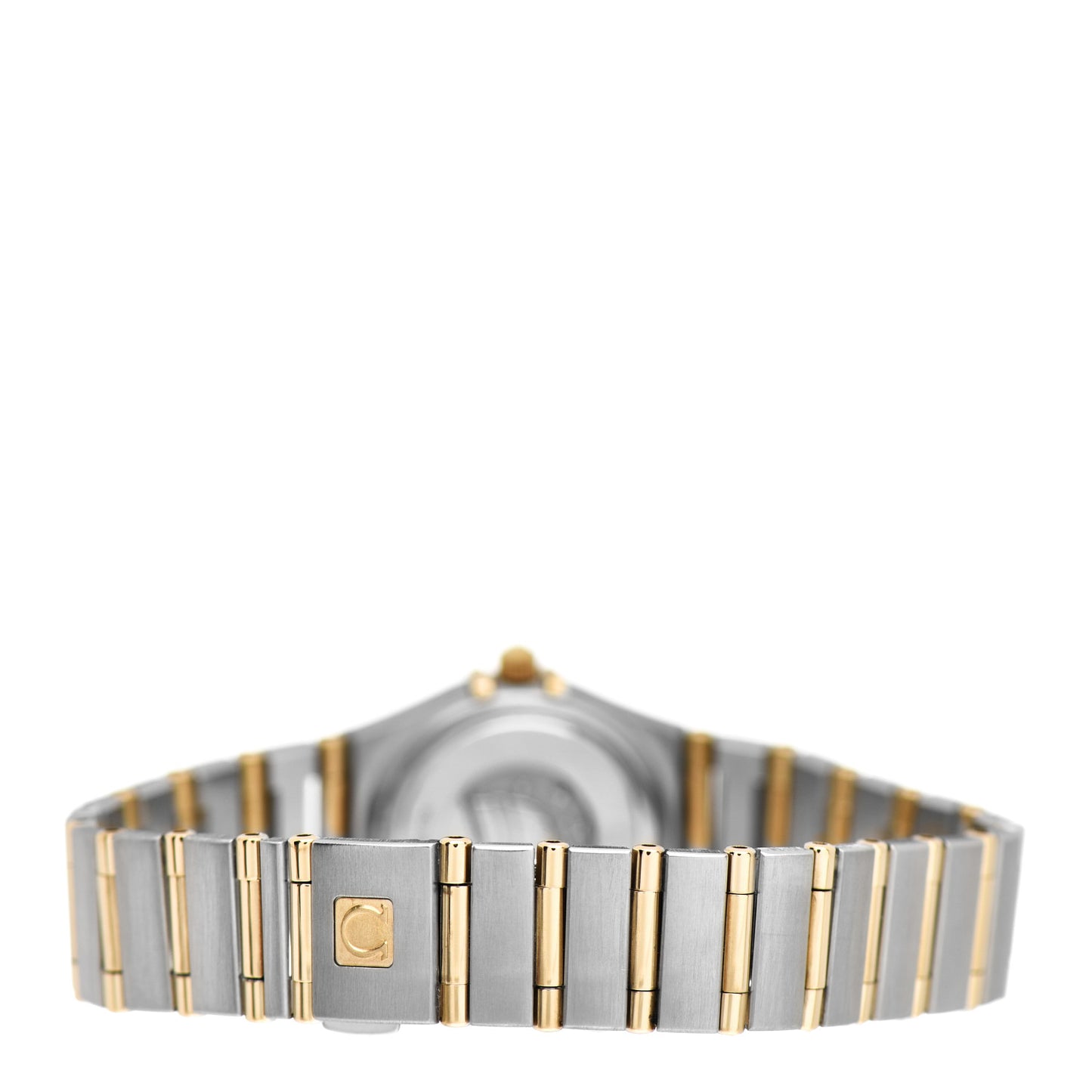 Stainless Steel 18K Yellow Gold Diamond Bezel 22mm Constellation Quartz Watch Champagne 1267.15.00