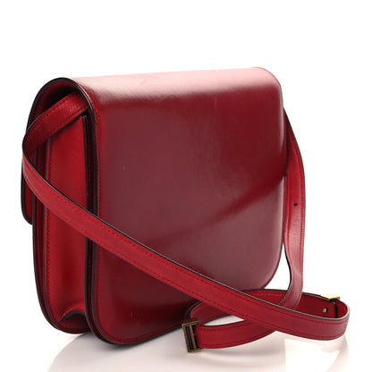 Celine Box Calfskin Medium Classic Box Flap Bag Red 3 of 10