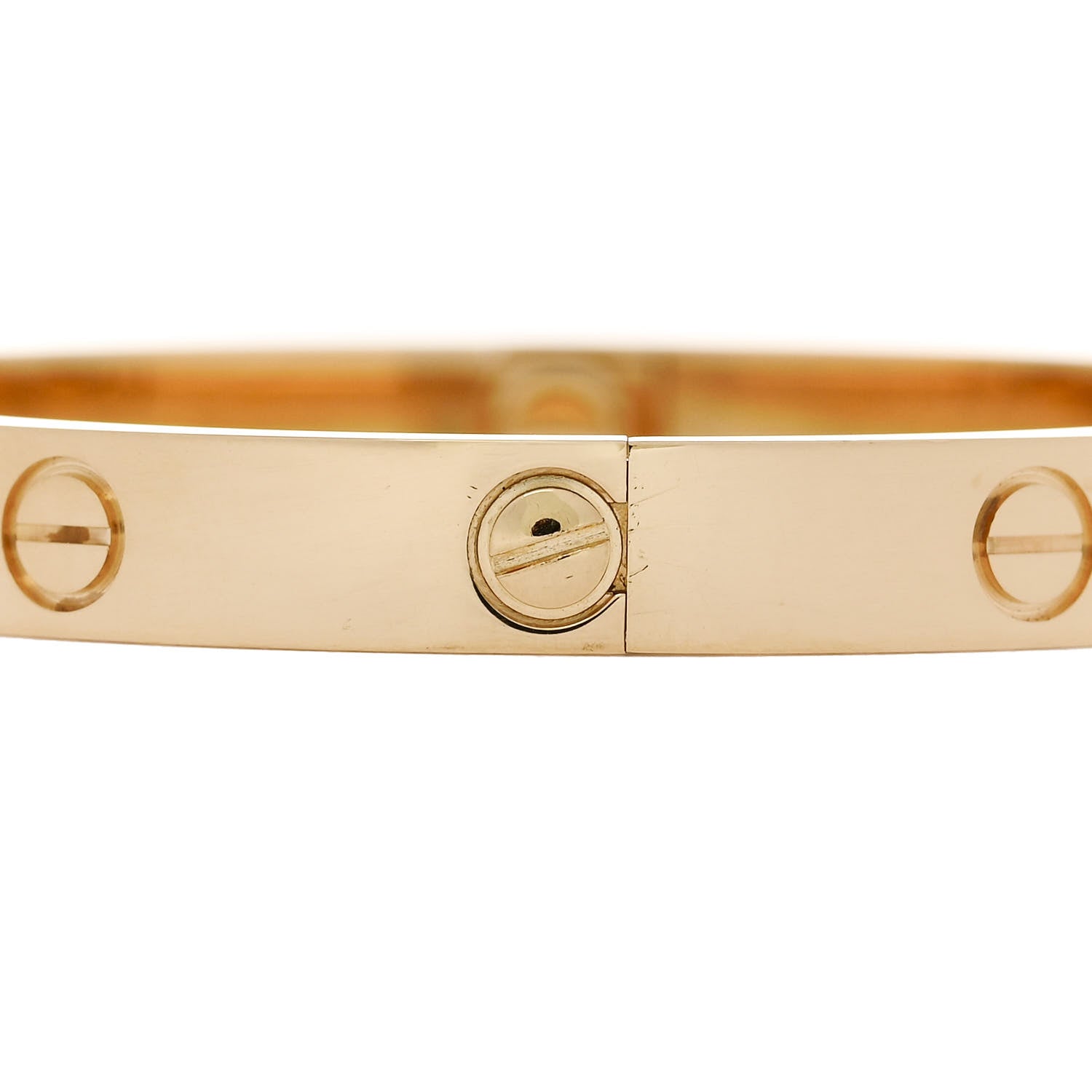 Cartier 18K Yellow Gold LOVE Bracelet 17 5 of 9