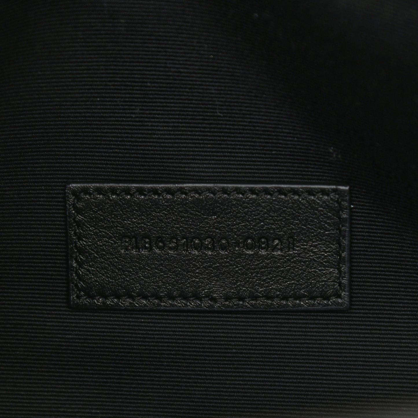 Grain De Poudre Textured Mixed Matelasse Triquilt Monogram Clutch Black