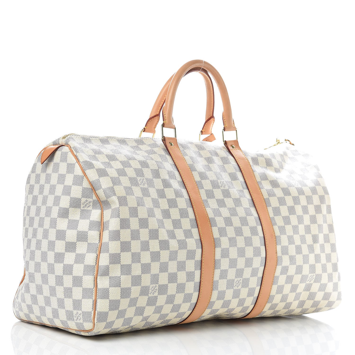 Louis Vuitton Damier Azur Keepall 50 3 of 17