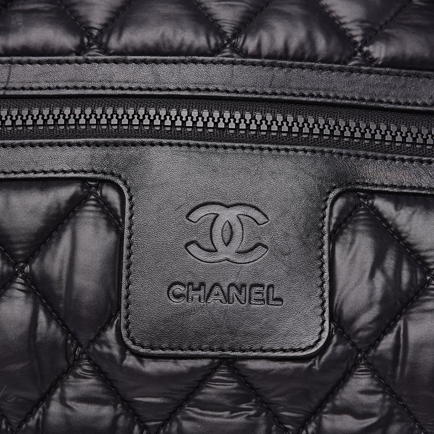 Chanel Nylon Coco Cocoon Bowler Black 13 of 15