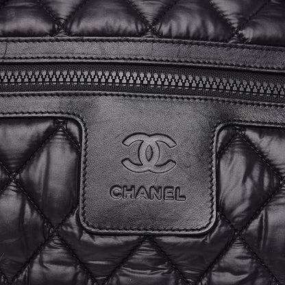 Chanel Nylon Coco Cocoon Bowler Black 13 of 15