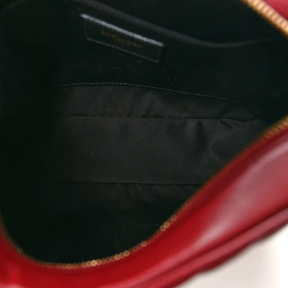 Saint Laurent Calfskin Matelasse Monogram Lou Camera Bag Opyum Red 5 of 10