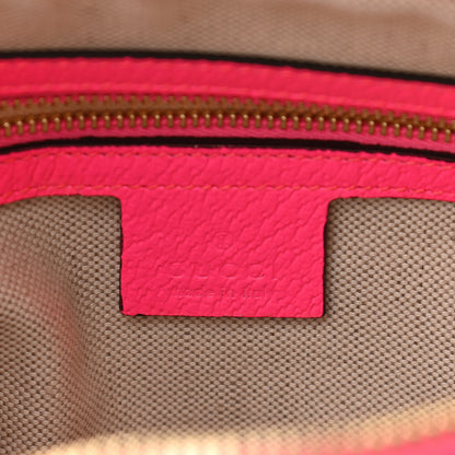 Gucci Canvas Flora Floral Shoulder Bag White Fuchsia Fluo 6 of 10