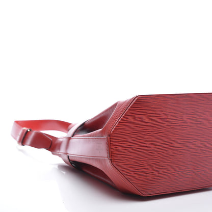 Louis Vuitton Epi Sac D'Epaule Castillan Red 6 of 10