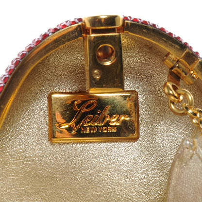 Judith Leiber Crystal Heart Minaudiere Clutch Red 7 of 7