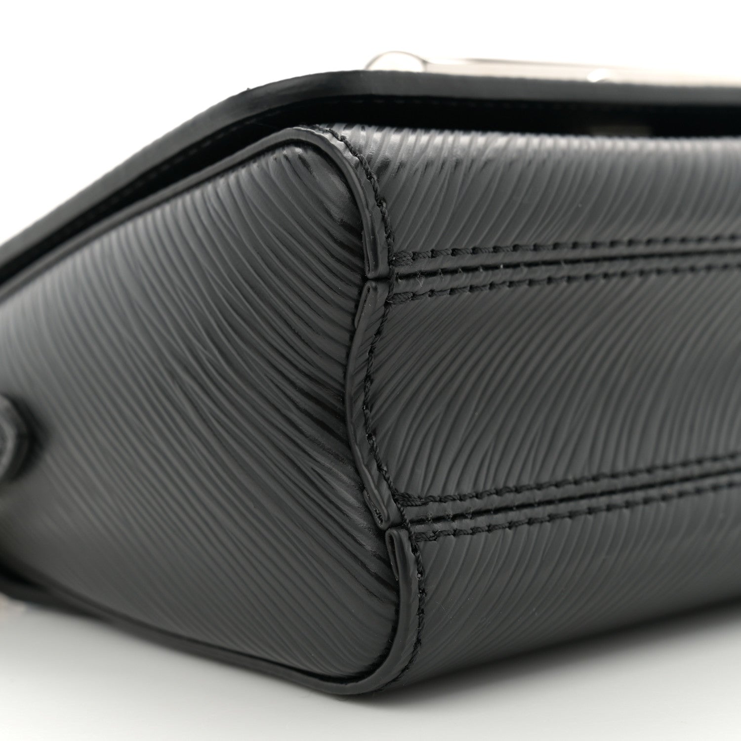 Louis Vuitton Epi Twist Lock Shoulder Bag XL Black 9 of 10