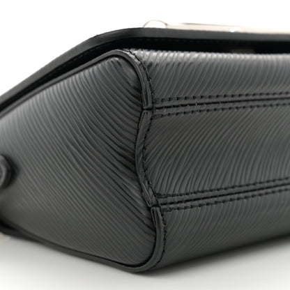 Louis Vuitton Epi Twist Lock Shoulder Bag XL Black 9 of 10