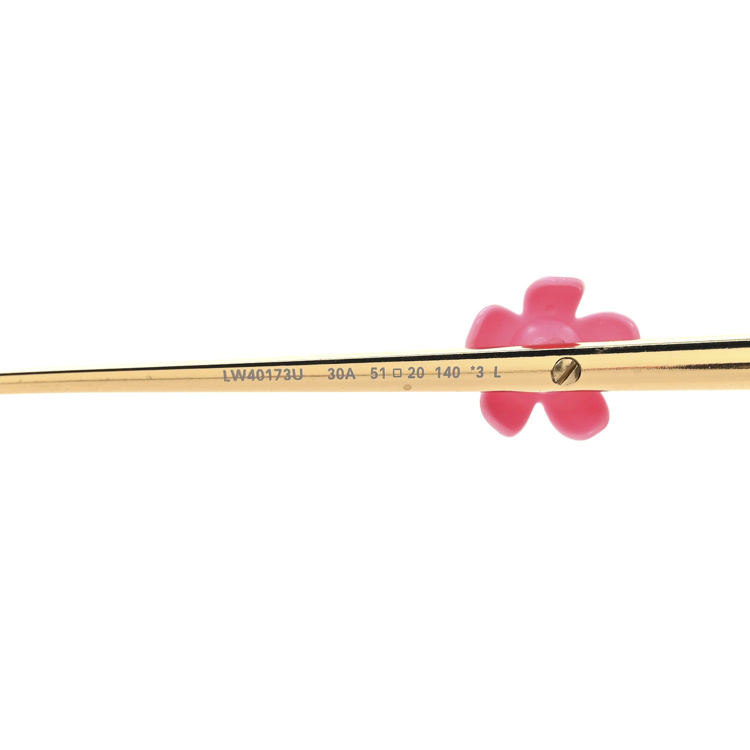 Loewe Metal Daisy Field Sunglasses LW40173U Gold Pink 6 of 7