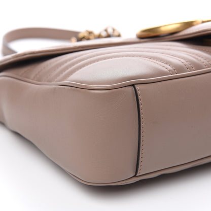 Gucci Calfskin Matelasse Medium GG Marmont Shoulder Bag Porcelain Rose 7 of 12