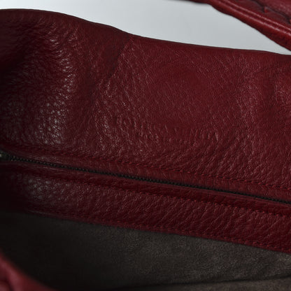 Bottega Veneta Cervo Deerskin Large Hobo Scarlet 8 of 9